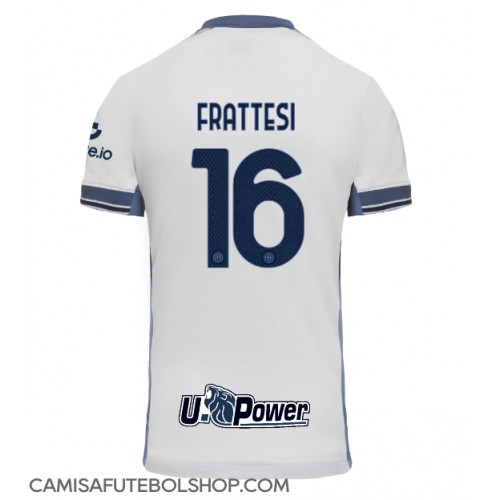 Camisa de time de futebol Inter Milan Davide Frattesi #16 Replicas 2º Equipamento 2024-25 Manga Curta